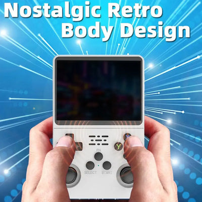 WUDS R36S Retro Handheld Game Console Linux 3.5in IPS 3000mAh Black