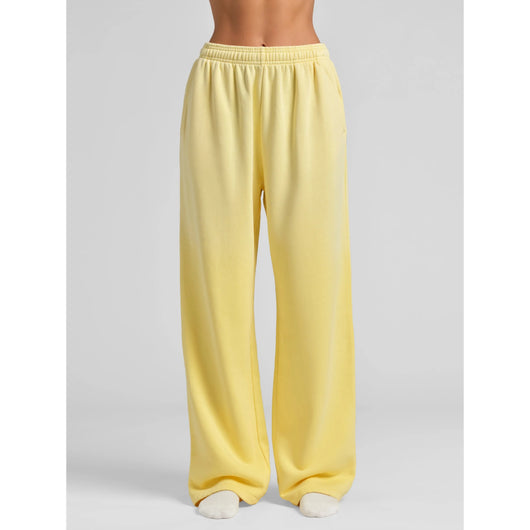 Comfrt Sunwashed Straight Leg Sweatpants 100% Cotton Garment Dyed