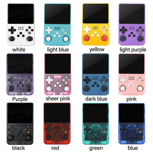 WUDS R36S Retro Handheld Game Console Linux 3.5in IPS 3000mAh Black