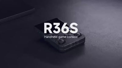 WUDS R36S Retro Handheld Game Console Linux 3.5in IPS 3000mAh Black